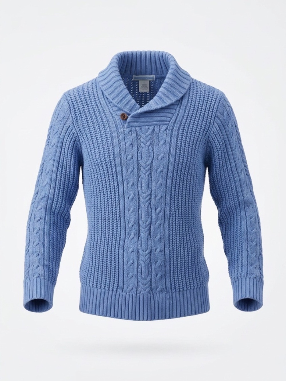 Janie And Jack Blue Cable Knit wool blend Sweater - size 6 🌟